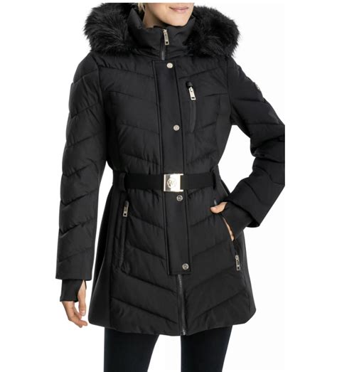 winterjacke michael kors|michael kors winter jacket women.